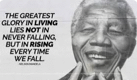 Nelson Mandela: The glory of living